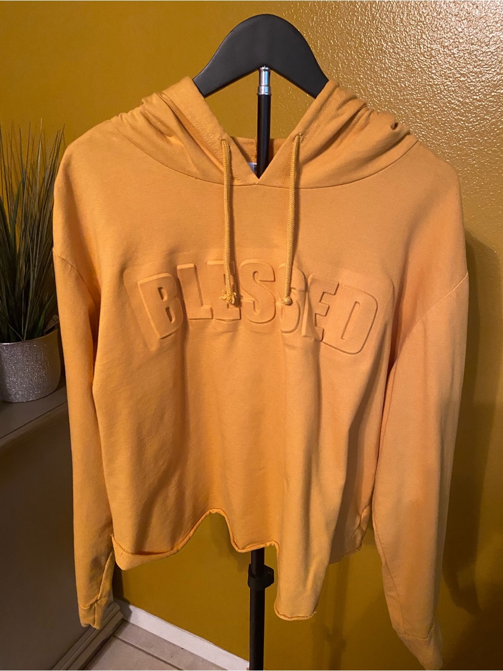 Say What? Mustard Yellow Pullover Sweatshirt